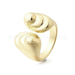 Brass Cuff Rings for Women&nbsp;RJEW-G347-03G