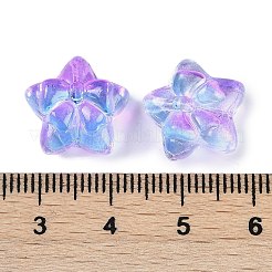 Transparent Spray Paint Glass Beads&nbsp;GLAA-H035-02K
