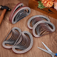 サンディングポリッシュ研磨紙  研磨研削工具  暗赤色  33x1x0.1cm&nbsp;FIND-WH0110-671