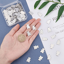 100Pcs 304 Stainless Steel Pendants&nbsp;STAS-UN0022-48