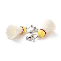 Resin Clip-on Earrings&nbsp;EJEW-Z015-10