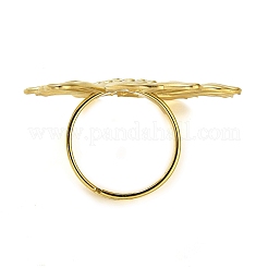 304 Stainless Steel Adjustable Finger Ring for Women&nbsp;RJEW-H216-03G