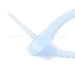 Luminous Silicone Cable Zip Ties&nbsp;AJEW-P104-01D