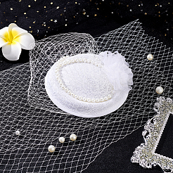 Polyester Birdcage Bridal Veil Netting&nbsp;AJEW-WH0471-103B-02