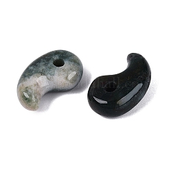 天然石インディアン瑪瑙ペンダント  勾玉  21.5~22.5x12.5~14x6.5~8.5mm  穴：3~3.5mm&nbsp;G-S294-07B-15