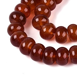 Dyed Natural Carnelian Beads Strands&nbsp;G-Q606-44A-01