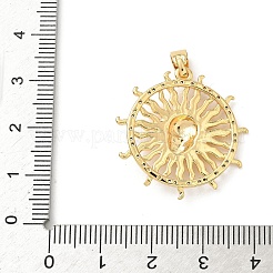 Brass Micro Pave Cubic Zirconia Pendants&nbsp;LS-KK-F905-18G-02