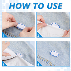 30Pcs 2 Styles Cloud Embroidery Sew on Cloth Patches&nbsp;PATC-GA0001-81