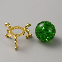 Glass Crystal Balls&nbsp;DJEW-WH0034-97G-01