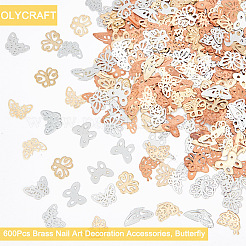 600Pcs 12 Style Brass Cabochons&nbsp;MRMJ-OC0003-31
