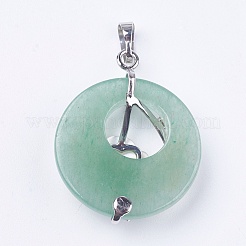 Natural Green Aventurine Pendants&nbsp;G-F546-A06