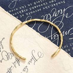 Ion Plating(IP) 304 Stainless Steel Cuff Bangles&nbsp;BJEW-H323-01G
