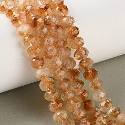 Heated Natural Citrine Beads Strands&nbsp;G-C259-A19-5x8mm