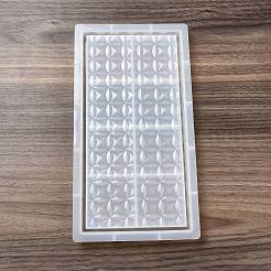 DIY シリコーン コースター金型  レジン型  UVレジン用  エポキシ樹脂ジュエリー作り  丸い模様  長方形  265x140x16mm  内径：120x240mm&nbsp;LS-DIY-G079-15D