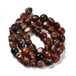 Natural Brecciated Jasper Beads Strands&nbsp;G-P497-01E-11