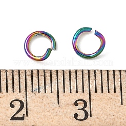 304 Stainless Steel Open Jump Rings&nbsp;STAS-Z150-01B-RC