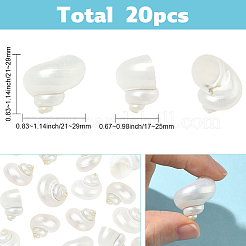 20Pcs Natural Spiral Shell Beads&nbsp;SSHEL-SC0001-56