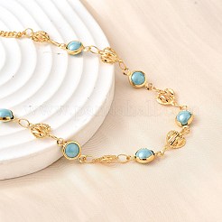 304 Stainless Steel Curb Chain Necklaces&nbsp;NJEW-V009-02G