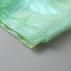 レーザーポリエステル生地  ステージショーの装飾用  薄緑  1500x0.1mm&nbsp;DIY-WH0308-273A