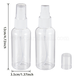 60ml Transparent PET Plastic Refillable Spray Bottle&nbsp;MRMJ-BC0001-51