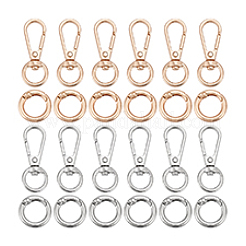 12Pcs 2 Colors Zinc Alloy Swivel Clasps&nbsp;FIND-PH0025-07