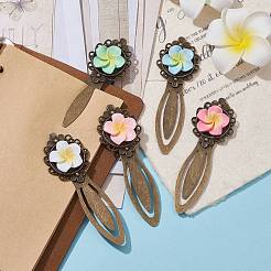 Tibetan Style Alloy Bookmark Clips&nbsp;AJEW-JK00290