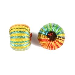Polyester Weave Beads&nbsp;WOVE-WH0007-001