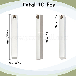 10Pcs 304 Stainless Steel Pendants&nbsp;FIND-SC0010-30