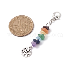 Tibetan Style Alloy Tree of Life Pendant Decorations&nbsp;HJEW-JM01748