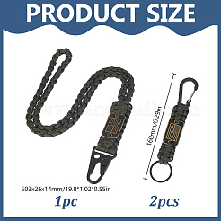 2Pcs Polyester Cord Rope Rock Climbing&nbsp;HJEW-HY0001-45B