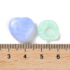 不透明なアクリルビーズ  混合図形  ミックスカラー  7.5~28x5~17x3~13mm  穴：1~4.3mm  約695個/500g&nbsp;MACR-L005-01