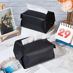 Foldable PVC Imitation Leather Tissue Storage Bags&nbsp;ABAG-WH0005-73E