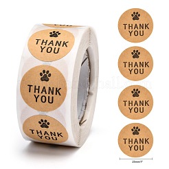 1 Inch Thank You Stickers&nbsp;DIY-WH0156-87C