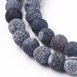 Natural Weathered Agate Beads Strands&nbsp;G-F628-01-B
