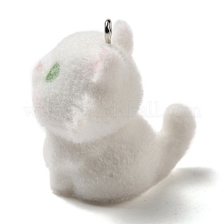 Flocky Resin Pendants&nbsp;RESI-E059-04C