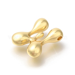 Rack Plating Brass Beads&nbsp;KK-S051-01G-W