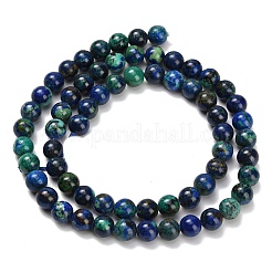 Natural Azurite Beads Strands&nbsp;G-Z110-C02-6mm