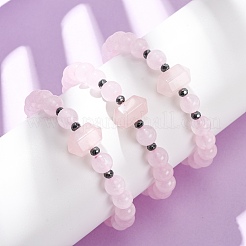 Natural Mixed Gemstone Beaded Stretch Bracelet for Women&nbsp;BJEW-A145-01