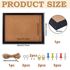 Rectangle Cork Bulletin Board&nbsp;AJEW-WH0609-283