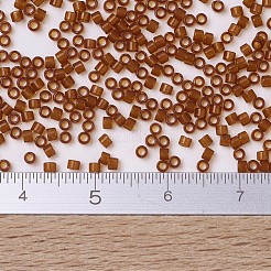 MIYUKIデリカビーズ  シリンダー  日本製シードビーズ  11/0  （db0709)透明ダークトパーズ  1.3x1.6mm  穴：0.8mm  約2000PCS /ボトル  10 G /ボトル&nbsp;SEED-JP0008-DB0709