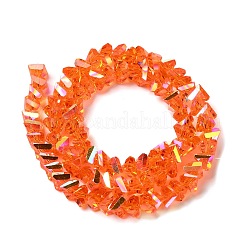 Transparent Glass Beads Strands&nbsp;EGLA-P061-04B-AB10