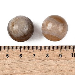 天然瑪瑙球ビーズ  スムーズなラウンド  穴なし/ドリルなし  染め＆加熱  キャメル  20mm&nbsp;GG-D003-A11-03