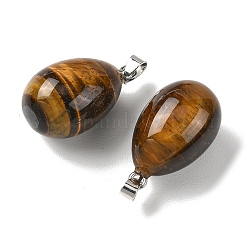 Natural Tiger Eye Pendants&nbsp;GG-K002-08A-03
