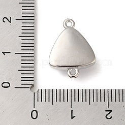 合成オパール コネクター チャーム  ラックメッキ真鍮三角リンク  プラチナ  ミックスカラー  17.5x12.5x6mm  穴：1.4mm&nbsp;KK-S370-02P