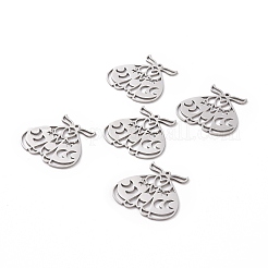 Tarnish Resistant 201 Stainless Steel Pendants&nbsp;STAS-S105-LA408-1