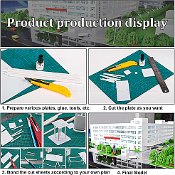 6Sheets 2 Colors ABS Plastic Plates&nbsp;KY-BC0001-21