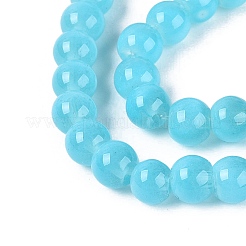 Acrylic Imitation Cat Eye Beads Strands&nbsp;OACR-Q197-01A-06