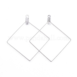 Tarnish Resistant 304 Stainless Steel Wire Pendants&nbsp;STAS-L238-076P