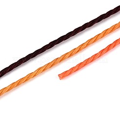 ポリエステルワックスコード  ラウンド  カラフル  1mm  約492.13ヤード（450m）/バンドル&nbsp;YC-N011-01C