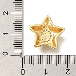 Rack Plating Brass Micro Pave Cubic Zirconia Pendants&nbsp;KK-I722-05G-Q